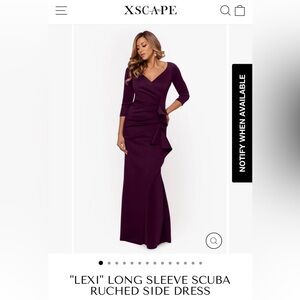 Plum Xscape dress